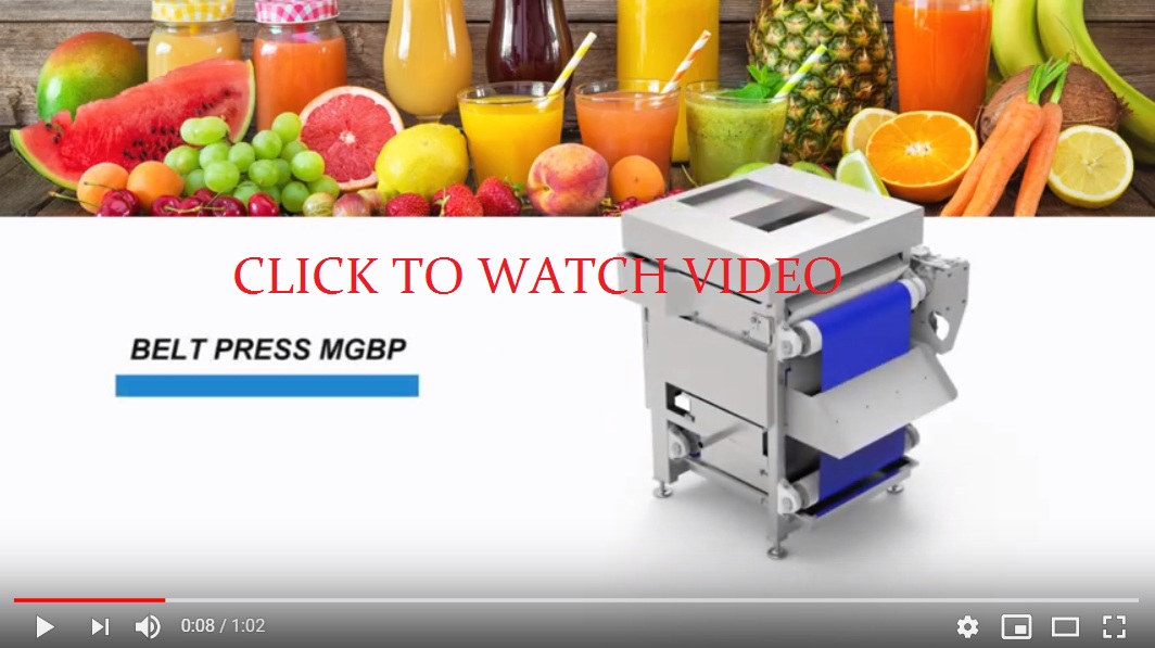 Juice belt press MGBP